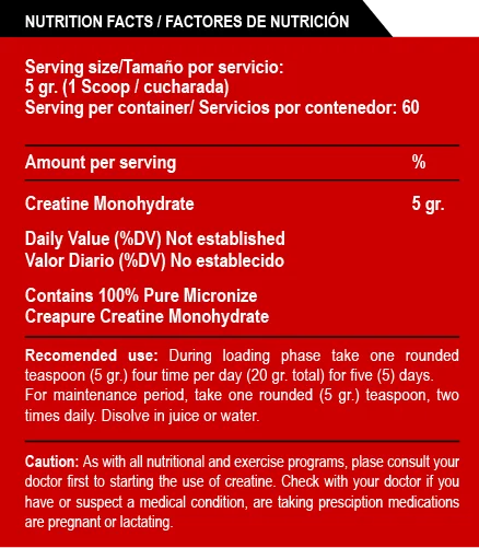 Información nutricional